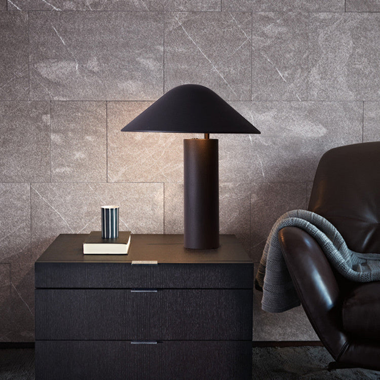 Modern minimalist bedside table lamp by FLIPSTYLEZLLC with sleek design, perfect for bedroom or study decor.