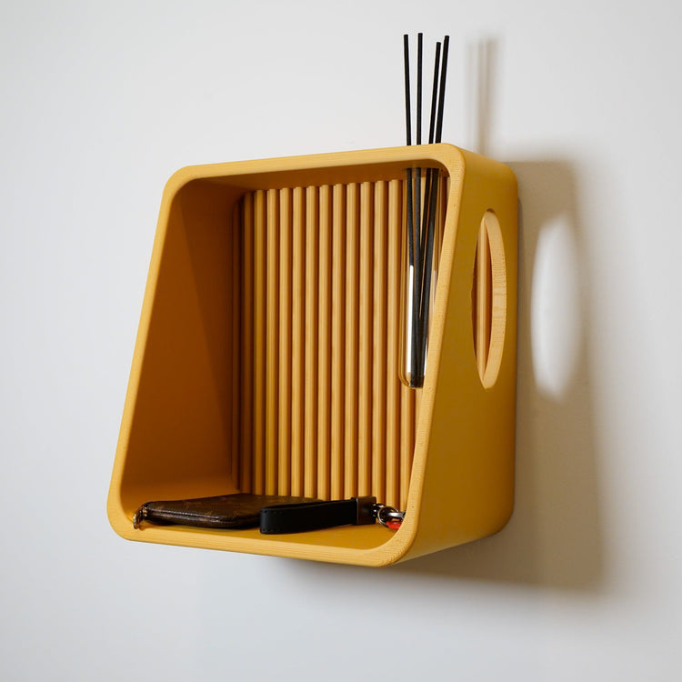 Modern Floating Wall Shelf | Propagation Plant & Reed Diffuser Display Shelf