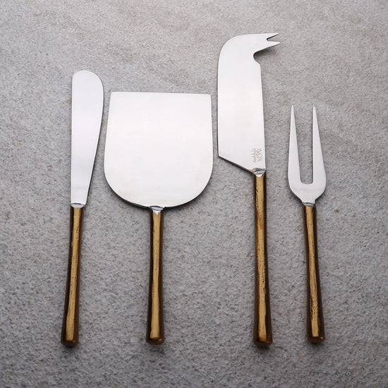 CAMELLIA CHEESE KNIVES 4 PC. SET - Modern Home & Kitchen