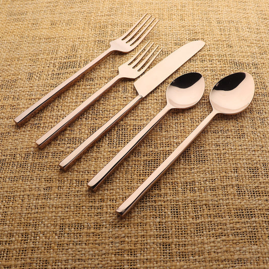 Jason PVD Flatware, 5-Pc. Place Setting - Modern Home & Kitchen