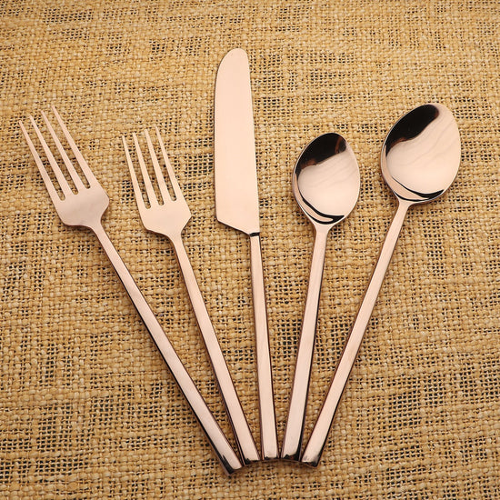 Jason PVD Flatware, 5-Pc. Place Setting - Modern Home & Kitchen