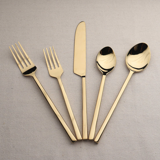 Jason PVD Flatware, 5-Pc. Place Setting - Modern Home & Kitchen