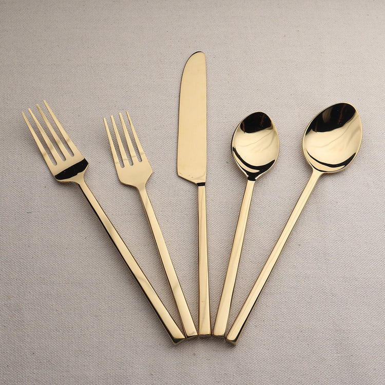 Jason PVD Flatware, 5-Pc. Place Setting - Modern Home & Kitchen