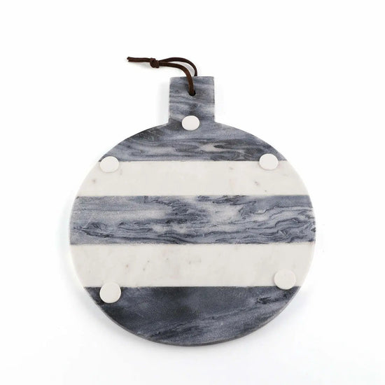 Barolo Striped Marble Cheese Board - Modern Home & Kitchen