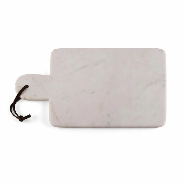 Bloom Marble Charcuterie Board with Leather Strap - Modern Home & Kitchen