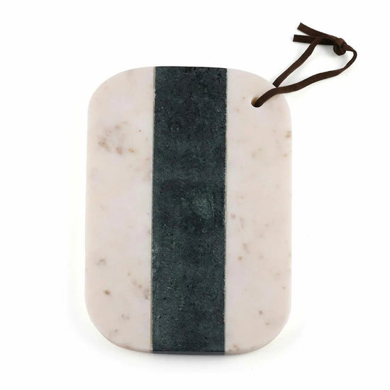 Brandy Green & White Marble Cheese Board - Modern Home & Kitchen