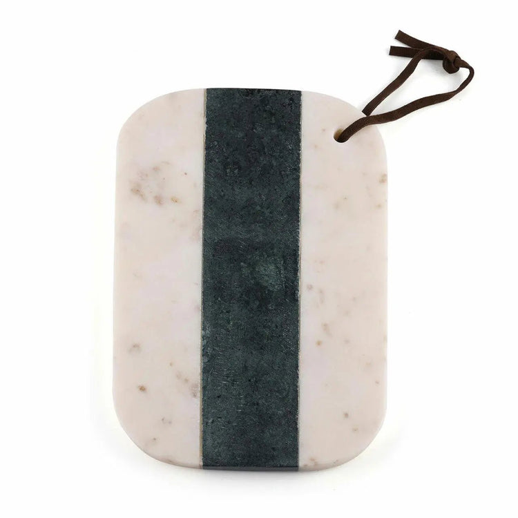 Brandy Green & White Marble Cheese Board - Modern Home & Kitchen