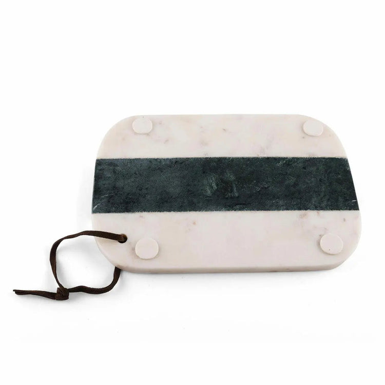 Brandy Green & White Marble Cheese Board - Modern Home & Kitchen