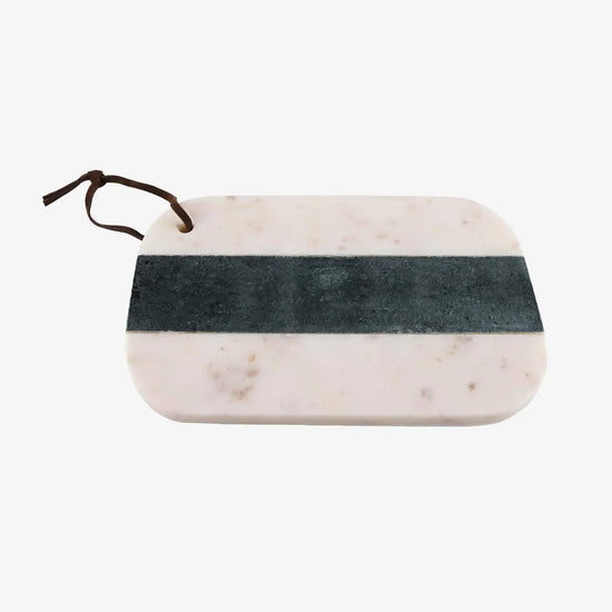 Brandy Green & White Marble Cheese Board - Modern Home & Kitchen