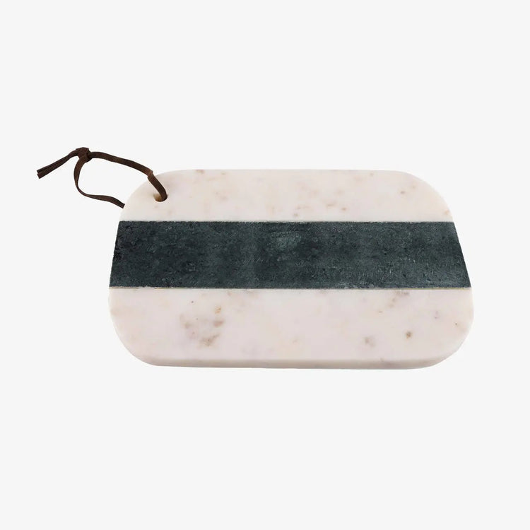 Brandy Green & White Marble Cheese Board - Modern Home & Kitchen