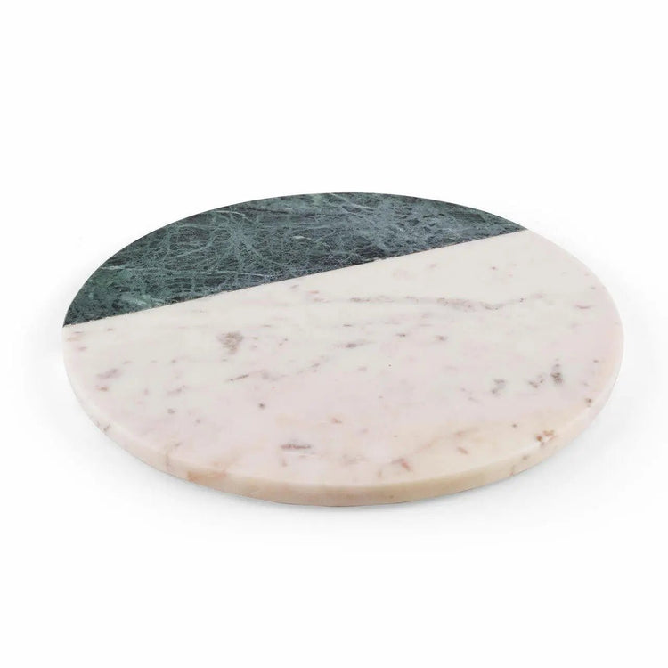 Eclipse Round Marble Cheese Board - Modern Home & Kitchen