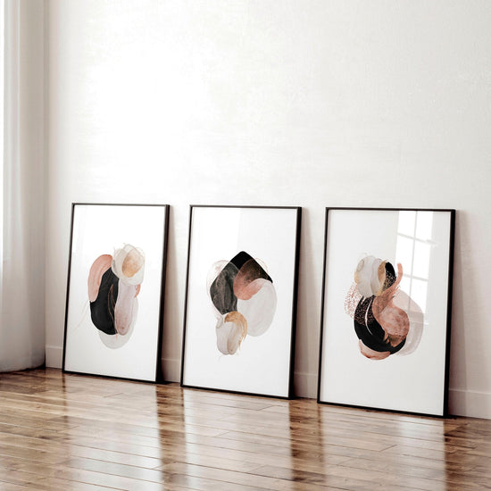 Modern print art | set of 3 wall art prints - Modern Home & Kitchen