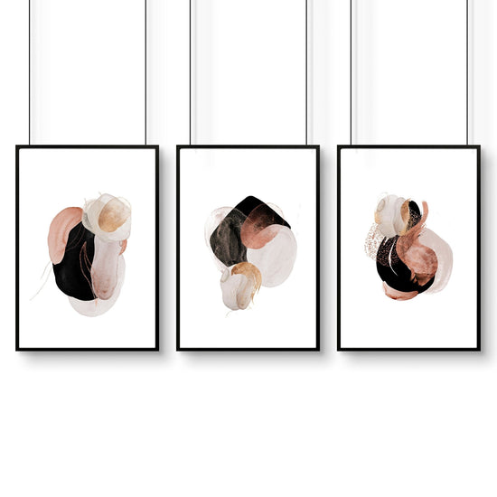 Modern print art | set of 3 wall art prints - Modern Home & Kitchen