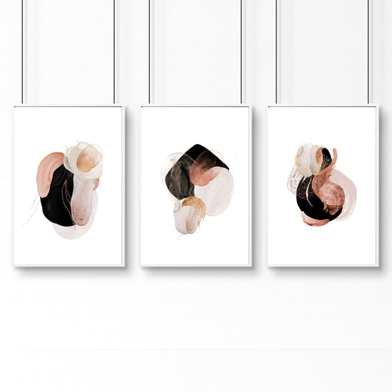 Modern print art | set of 3 wall art prints - Modern Home & Kitchen