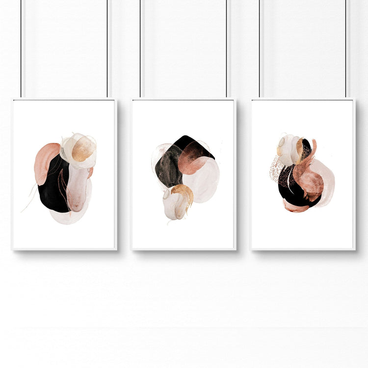 Modern print art | set of 3 wall art prints - Modern Home & Kitchen