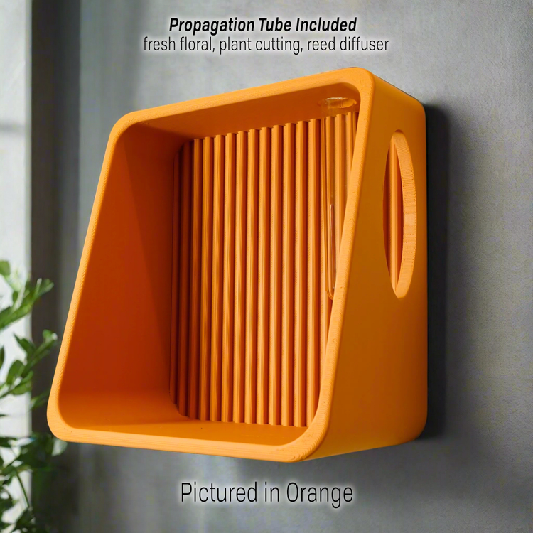 Modern Floating Wall Shelf | Propagation Plant & Reed Diffuser Display Shelf