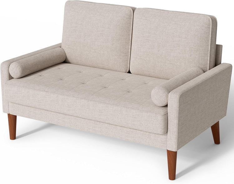 Modern Ashbeige Loveseat for Small Spaces - Modern Home & Kitchen