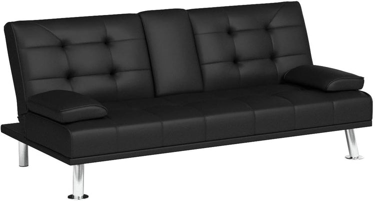 Futon Sofa Bed Modern Folding Futon Set Convertible Recliner Lounge - Modern Home & Kitchen