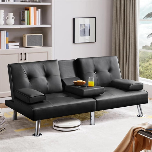 Modern Convertible Sofa Bed - Adjustable Couch Sleeper - Modern Home & Kitchen
