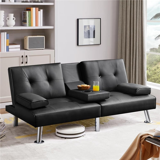 Modern Convertible Sofa Bed - Adjustable Couch Sleeper - Modern Home & Kitchen