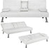 Adjustable Convertible Sofa Bed with Cup Holders - Modern Home & Kitchen