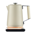 Black Luna Electric Kettle Pro by SAKI, modern electric kettle with sleek design, digital controls, and ergonomic handle.