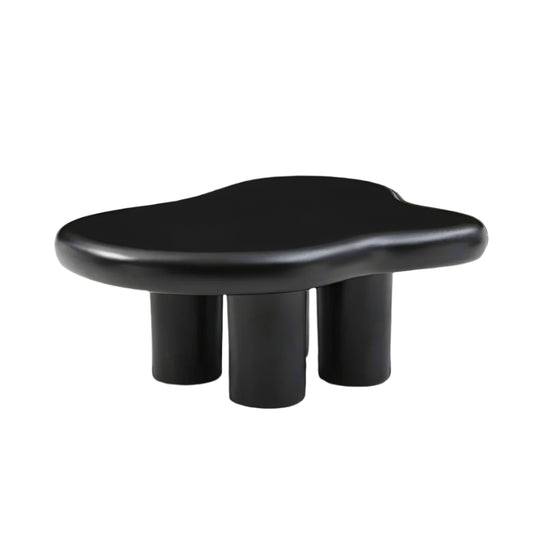 35.43" Cute Cloud Coffee Table for Living Room – Black - Modern Home & Kitchen