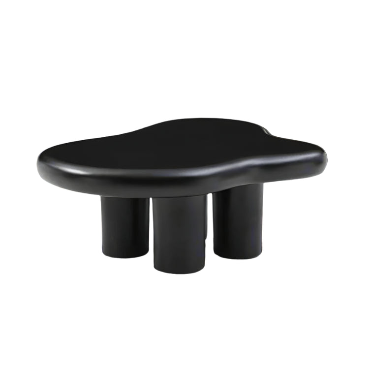 35.43" Cute Cloud Coffee Table for Living Room – Black - Modern Home & Kitchen