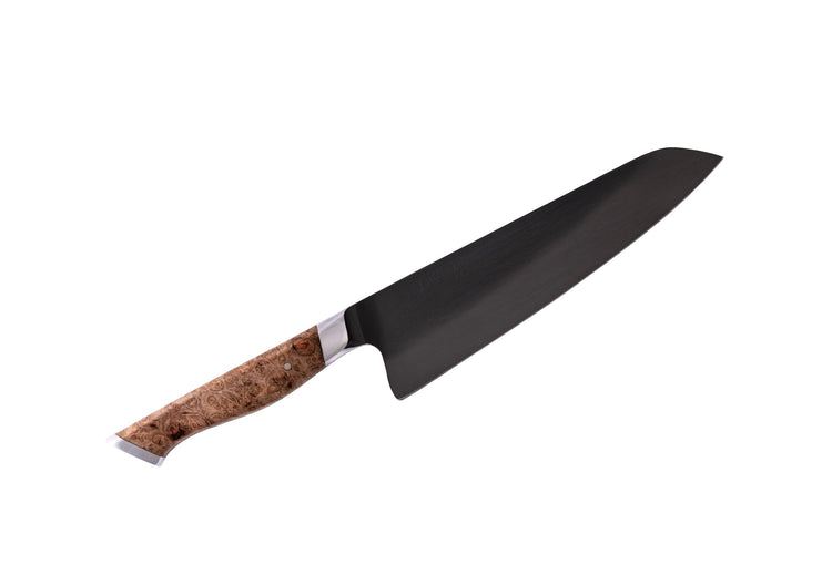 Steelport Knife Co. full kitchen set includes various high-quality chef knives displayed on a wood surface.