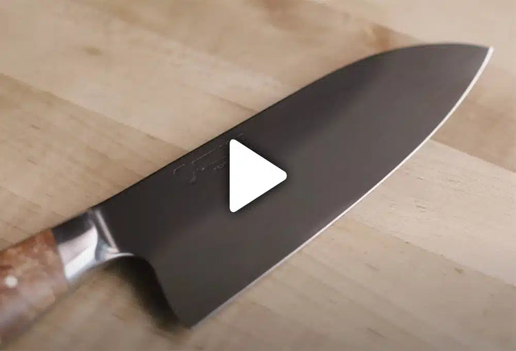 Steelport Knife Co. 6-inch chef kitchen knife with a sharp blade and ergonomic handle, ideal for precise culinary tasks.