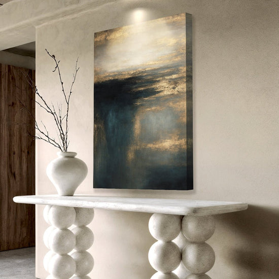 Cloudscape Glimmer Wall Art - Modern Home & Kitchen