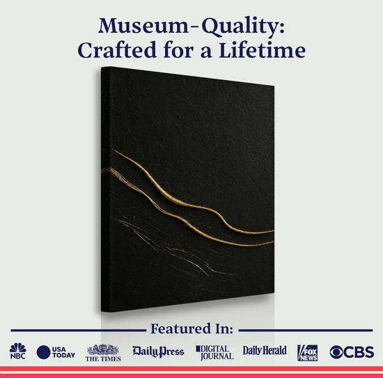 Modern Abstract Minimalist Wall Art VIII - Modern Home & Kitchen