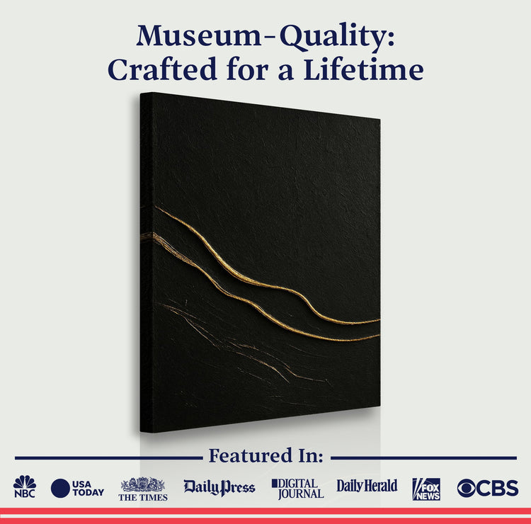 Modern Abstract Minimalist Wall Art VIII - Modern Home & Kitchen