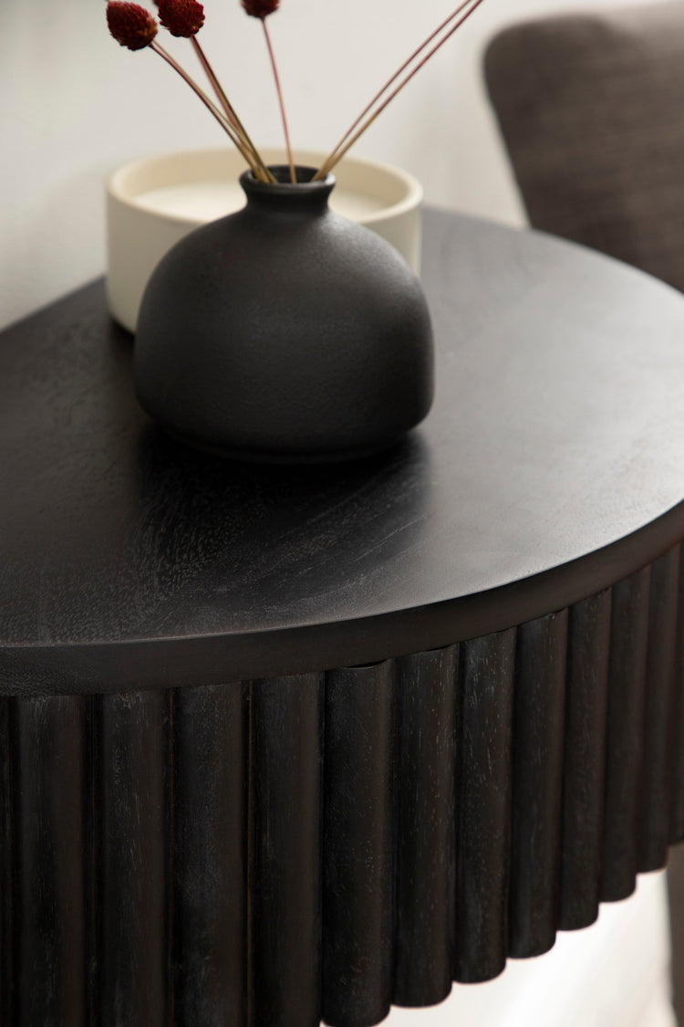 Reid Ribbed Floating Side Table | Modern Wall Mounted Bedside Table Decor