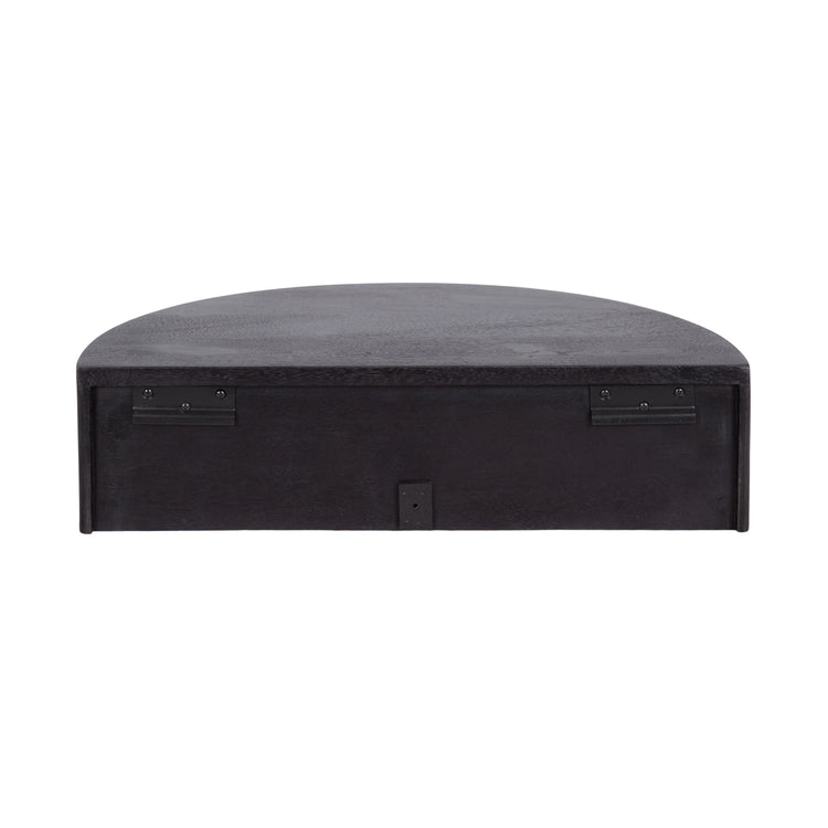 Reid Ribbed Floating Side Table | Modern Wall Mounted Bedside Table Decor