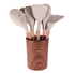 10 Pieces Kitchen Tools Set Wooden Handle Cooking Kitchen Utensil Set Silicone Utensils - Modern Home & Kitchen
