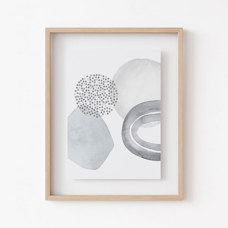 Abstract Modern Watercolor Print - Modern Home & Kitchen