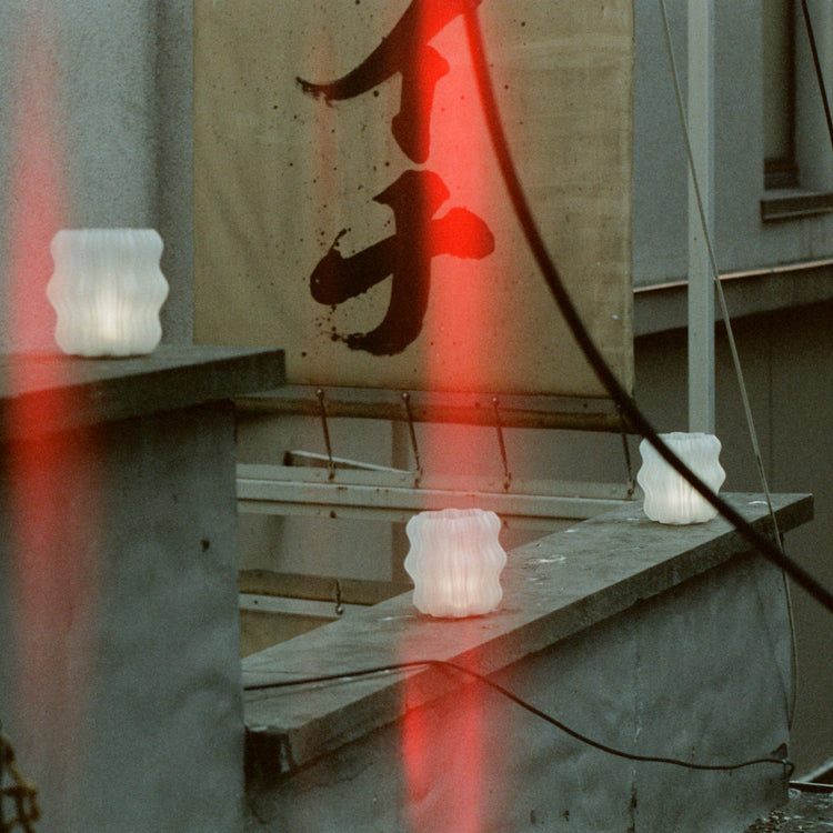 Cordless Mini Wavy Lamp - Modern Home & Kitchen