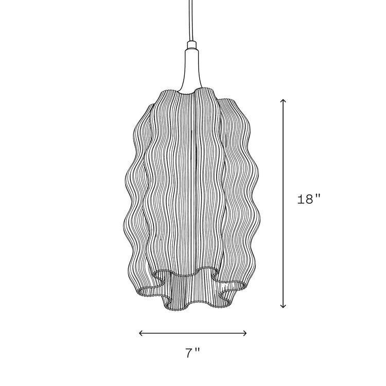 Wavy Pendant - Modern Home & Kitchen