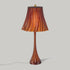Smoke-colored pleat lamp by Wooj Design featuring a soft, textured fabric shade and modern design for stylish lighting.