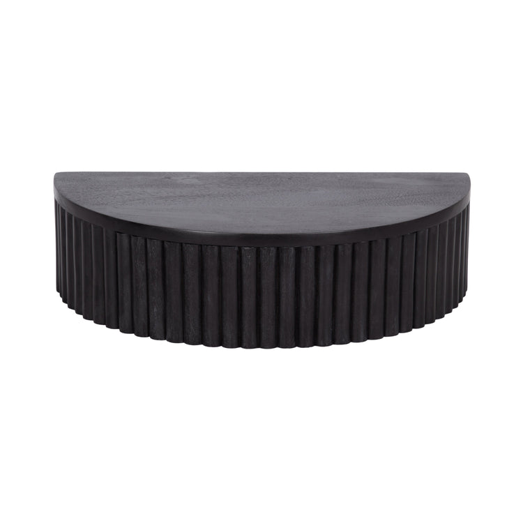 Reid Ribbed Floating Side Table | Modern Wall Mounted Bedside Table Decor