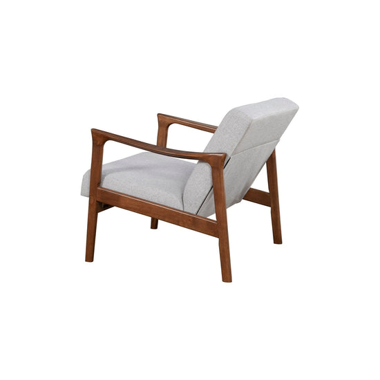 Alpine Furniture Zephyr Lounge Chair, an accent chair with plush upholstery and modern design, shown in a stylish living room setting.